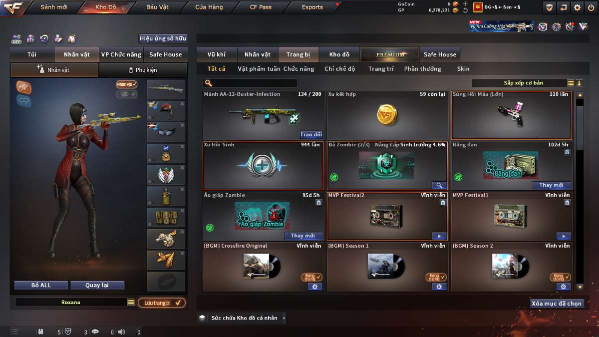 shop acc cf uy tin gia re